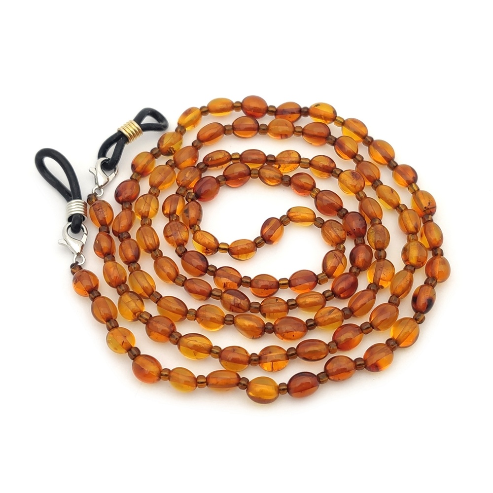 1.Шнурок для очков 5 в 1, янтарь